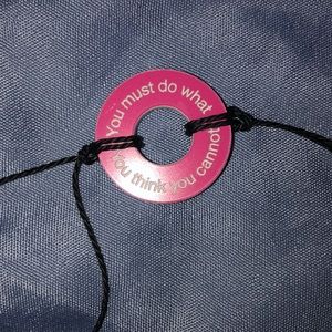 Life token inspirational bracelet